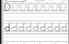 Trace Letter D Worksheets Preschool TracingLettersWorksheets