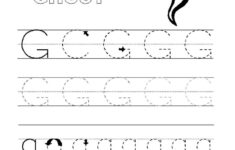 Trace Letter G Worksheets Tracing Worksheets Preschool Letter G