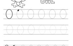 Trace Letter O Worksheets Preschool TracingLettersWorksheets