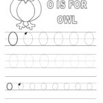 Trace Letter O Worksheets Preschool TracingLettersWorksheets