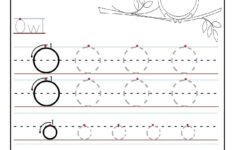 Trace Letter O Worksheets Preschool TracingLettersWorksheets