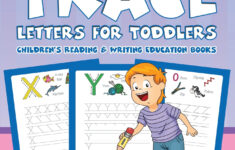 Trace Letters For Toddlers Children s Reading Writing Education