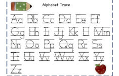 Trace Letters Worksheets Activity Shelter