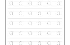 Trace Lowercase Letter a Worksheet For FREE