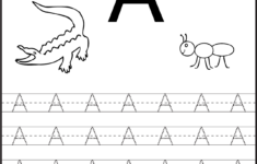 Trace The Letter A Worksheets Activity Shelter