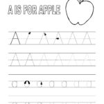 Trace The Letter A Worksheets Activity Shelter