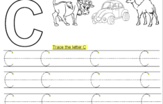 Trace The Letter C Worksheets Activity Shelter