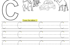 Trace The Letter C Worksheets Activity Shelter
