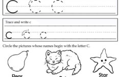 Trace The Letter C Worksheets Printable 101 Activity