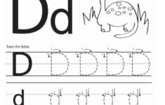Trace The Letter D Worksheet Preschool Crafts