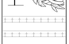 Trace The Lowercase Letter T Worksheet Preschool Crafts