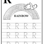 Trace The Uppercase Letter R Worksheet Free Printables Preschool Crafts