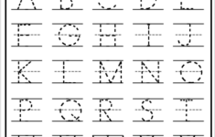 Trace Uppercase Letters Worksheet Made By Teachers