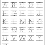 Trace Uppercase Letters Worksheet Made By Teachers