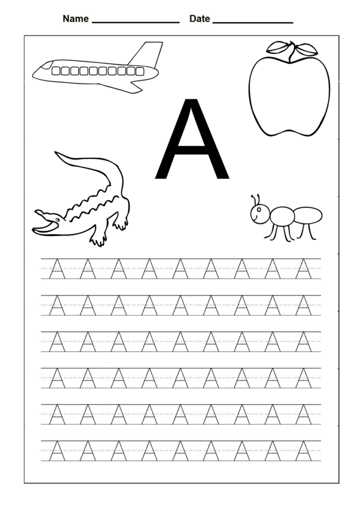 Letter O Tracing Worksheets For Preschoolers