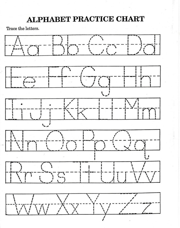 A To Z Tracing Worksheets
