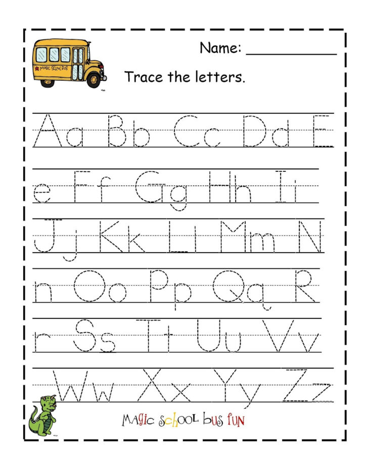 Tracing Letters Worksheets