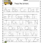 Traceable Letter Worksheets To Print Activity Shelter