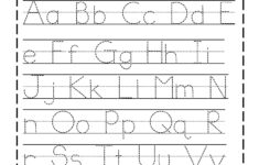 Traceable Letter Worksheets To Print Activity Shelter