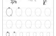 Tracing Alphabet Letter Q Black And White Educational Pages On Line