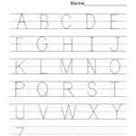 Tracing Capital Letters Worksheets Pdf TracingLettersWorksheets