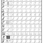 Tracing Cursive Alphabet Letters TracingLettersWorksheets