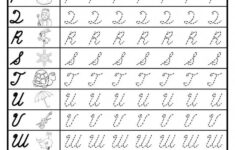 Tracing Cursive Alphabet Letters TracingLettersWorksheets