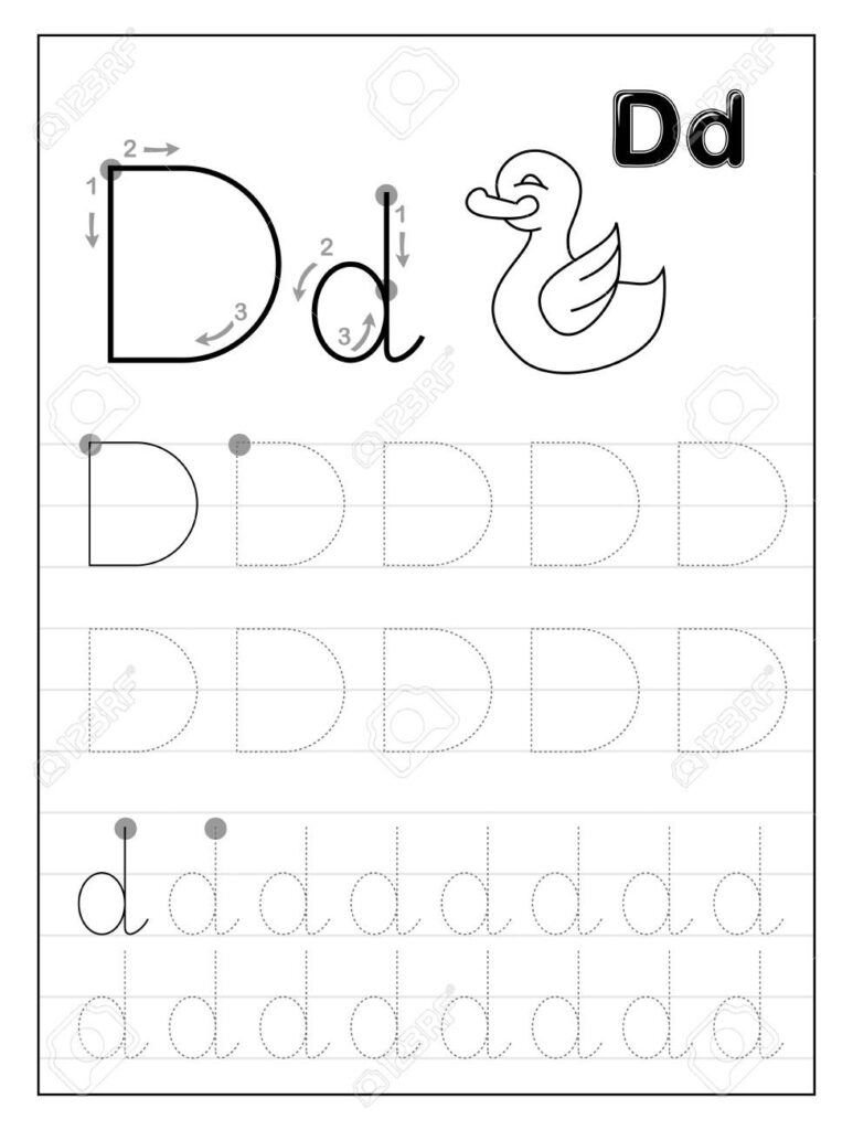 Tracing Letter Dd Worksheet TracingLettersWorksheets Letter Tracing Tracing letter dd worksheet tracinglettersworksheets letter tracing