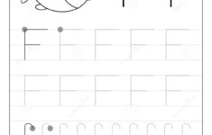 Tracing Letter F Worksheets Preschool TracingLettersWorksheets