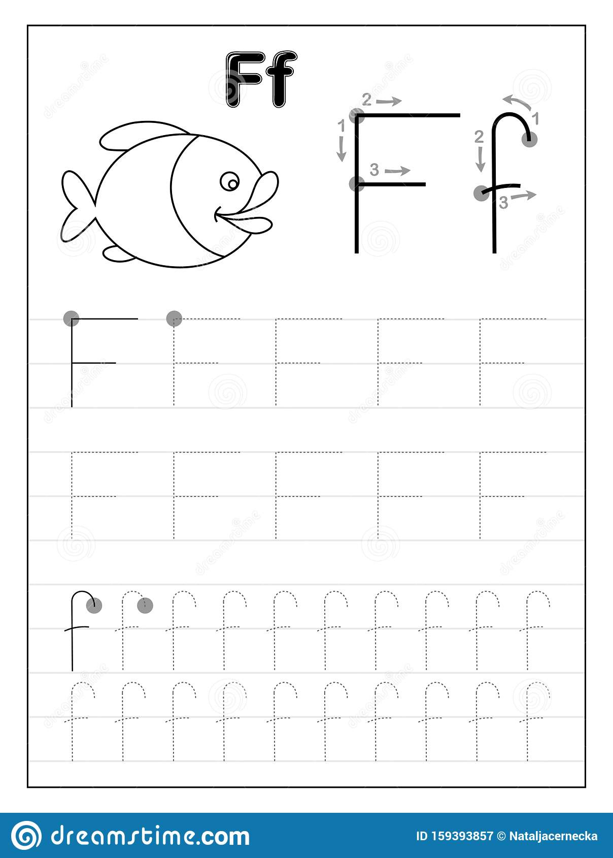 Tracing Letter F Worksheets Preschool TracingLettersWorksheets