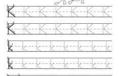 Tracing Letter K Worksheet