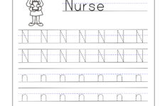 Tracing Letter Nn Worksheet Name Tracing Generator Free
