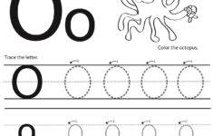 Tracing Letter O Worksheets Activity Shelter