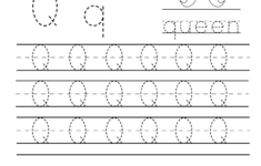 Tracing Letter Q Worksheets TracingLettersWorksheets