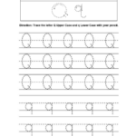 Tracing Letter Q Worksheets TracingLettersWorksheets