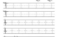Tracing Letter T Worksheet