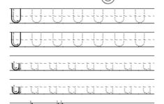 Tracing Letter U Worksheet