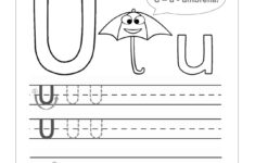 Tracing Letter U Worksheets TracingLettersWorksheets