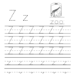 Tracing Letter Z Worksheets TracingLettersWorksheets