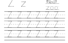 Tracing Letter Z Worksheets TracingLettersWorksheets