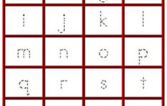 Tracing Letters A z Worksheets Learning Printable