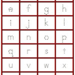 Tracing Letters A Z Worksheets Learning Printable