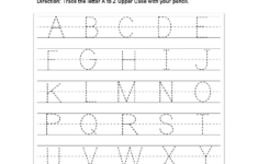 Tracing Letters Az Worksheets TracingLettersWorksheets
