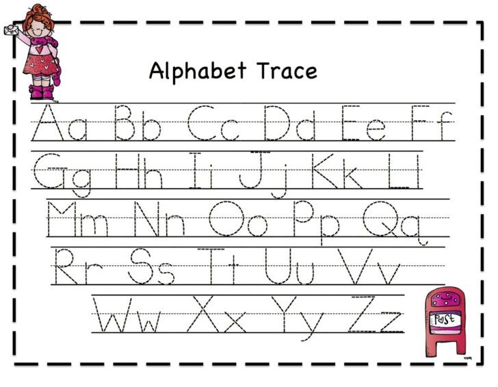Trace Letters Font