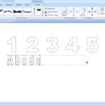 Tracing Letters Font In Microsoft Word TracingLettersWorksheets