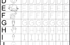 Tracing Letters For Kindergarten Sheets TracingLettersWorksheets
