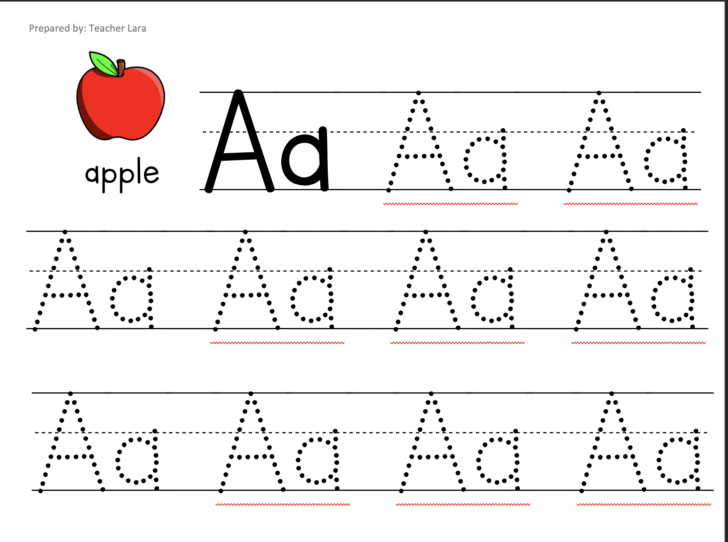 Tracing Letter In Word