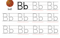Tracing Letters Made By Teachers