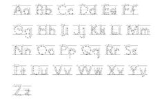 Tracing Letters With Directional Arrows TracingLettersWorksheets