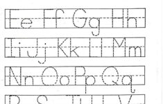Tracing Letters Worksheets Preschool TracingLettersWorksheets
